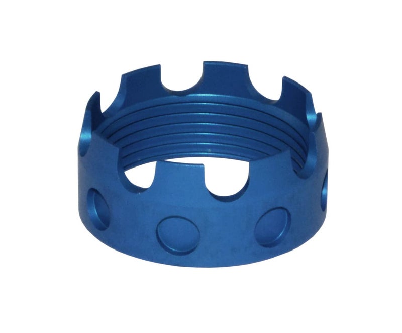 Aluminum 7075-T6 nut, 1-3/16x16 TPI, Black/Blue/Golden/Silver/red (Blue)